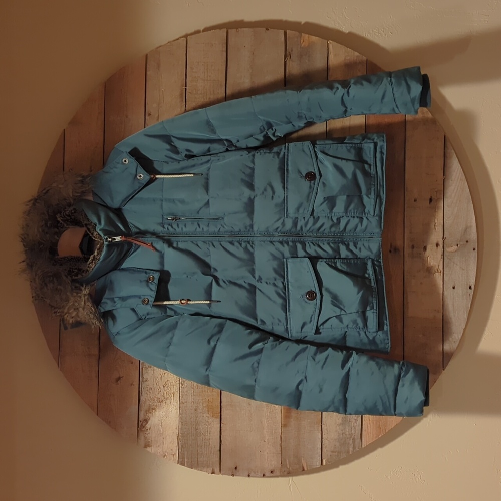Eddie Bauer Womens Yukon Classic 550 Down Fill Parka Jacket
